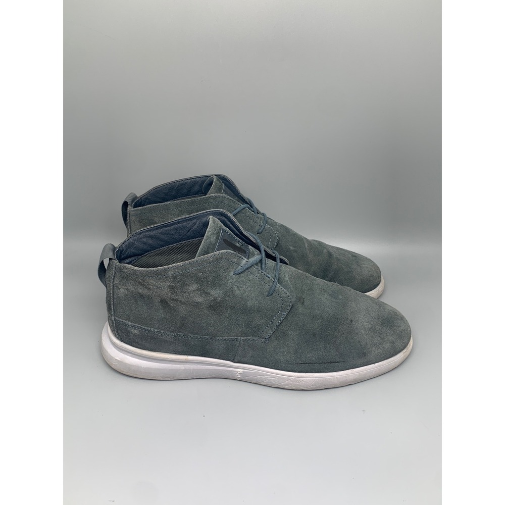 Johnnie-O Chill Chukka Gray Suede Boots Men's Sz 12